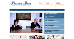 Desktop Screenshot of prestonbass.com