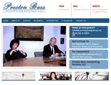 Tablet Screenshot of prestonbass.com